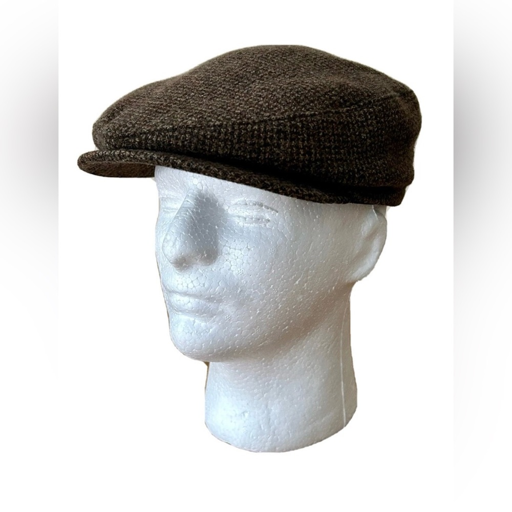 Classic Brown Tweed Flat Cap